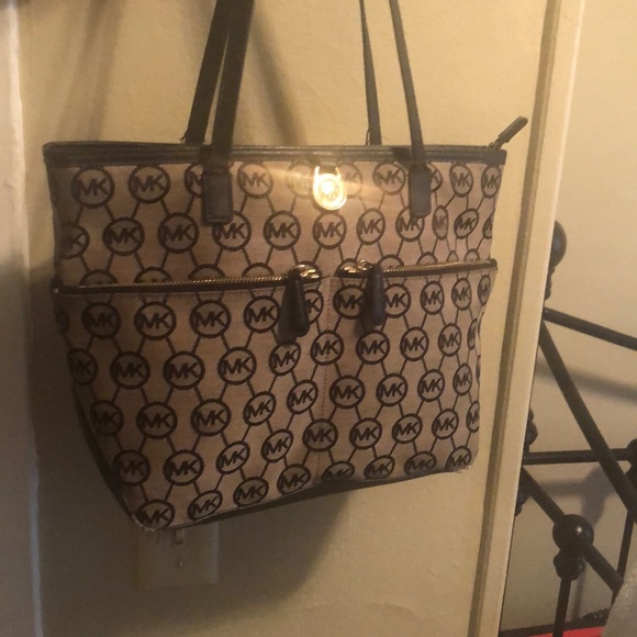 Michael kors bags brown and black Clearance